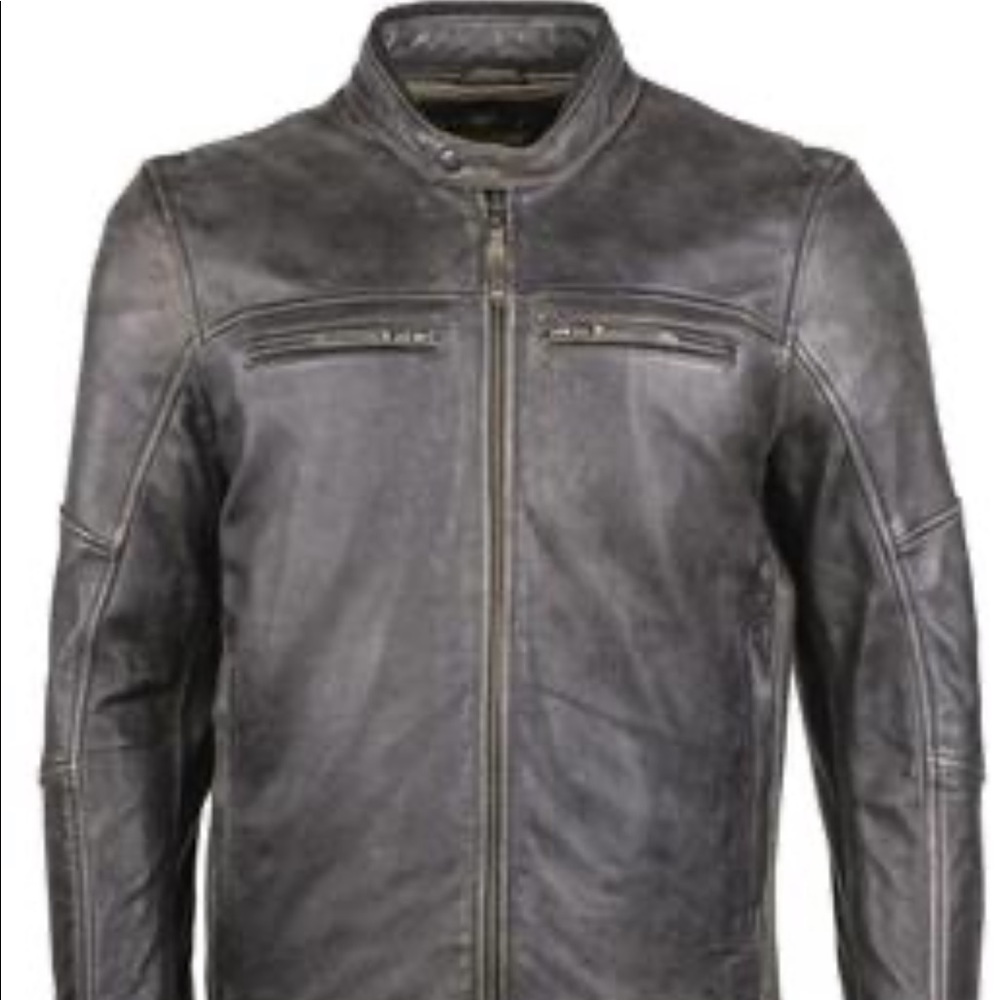 Cortech Blvd “Idol” brown leather Moto jacket
